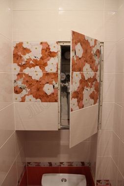 Люк под плитку Нажимной Секрет-Лайт 250*850 Люк под плитку Нажимной Секрет-Лайт 250*850