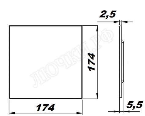 Вытяжной вентилятор airRoxy DTS, чёрный глянец, 01-162 Вытяжной вентилятор airRoxy DTS, чёрный глянец, 01-162