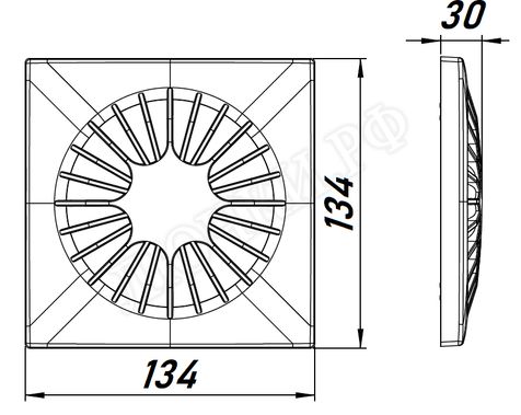 Вытяжной вентилятор Awenta System+, Turbo, 100, KWT100CTR, POSA100, Серебро (сатин), пластик Вытяжной вентилятор Awenta System+, Turbo, 100, KWT100CTR, POSA100, Серебро (сатин), пластик