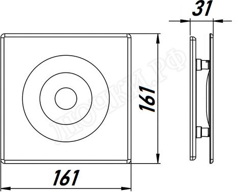 Вытяжной вентилятор Awenta System+, Silent, 100, KWS100W, POE100, Бежевый, пластик Вытяжной вентилятор Awenta System+, Silent, 100, KWS100W, POE100, Бежевый, пластик