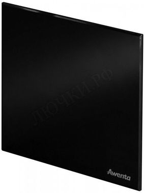 Вытяжной вентилятор Awenta System+, Silent, 125 KWS125W, Trax, PTCB125P, Чёрный глянцевый, пластик Вытяжной вентилятор Awenta System+, Silent, 125 KWS125W, Trax, PTCB125P, Чёрный глянцевый, пластик